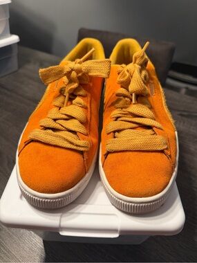 Puma Orange and white  Sneakers
